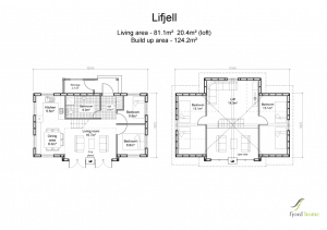 Type Lifjell | Plattegrond | Wonen in Noorwegen